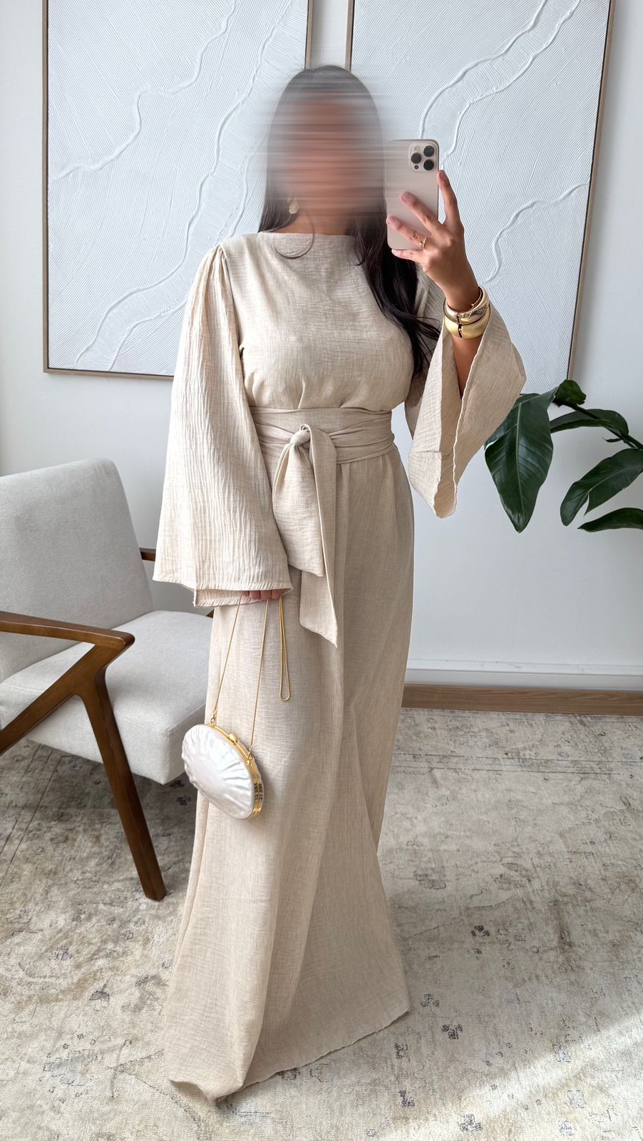 Robe ceinturée